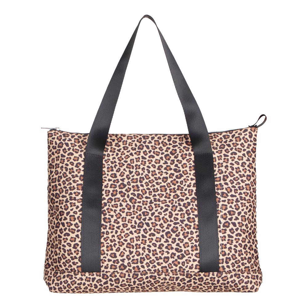 Earthy Leopard Tote Bag