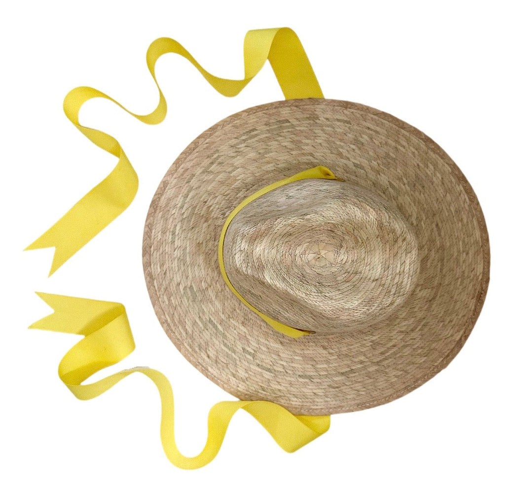 Lilac, Pink & Yellow Long Grosgrain Ribbon Pack for Girls Sun Hats