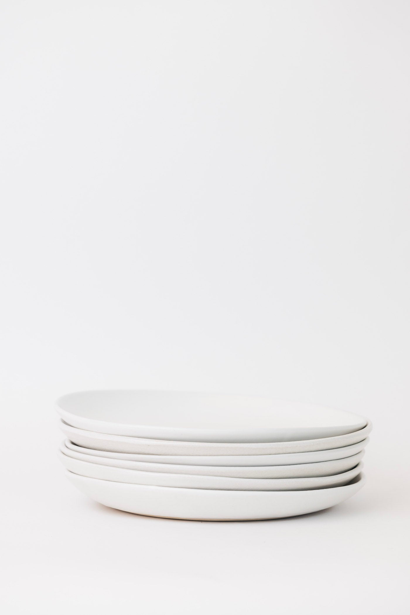 Drift Dinner Plate - Matte White - Set of 6