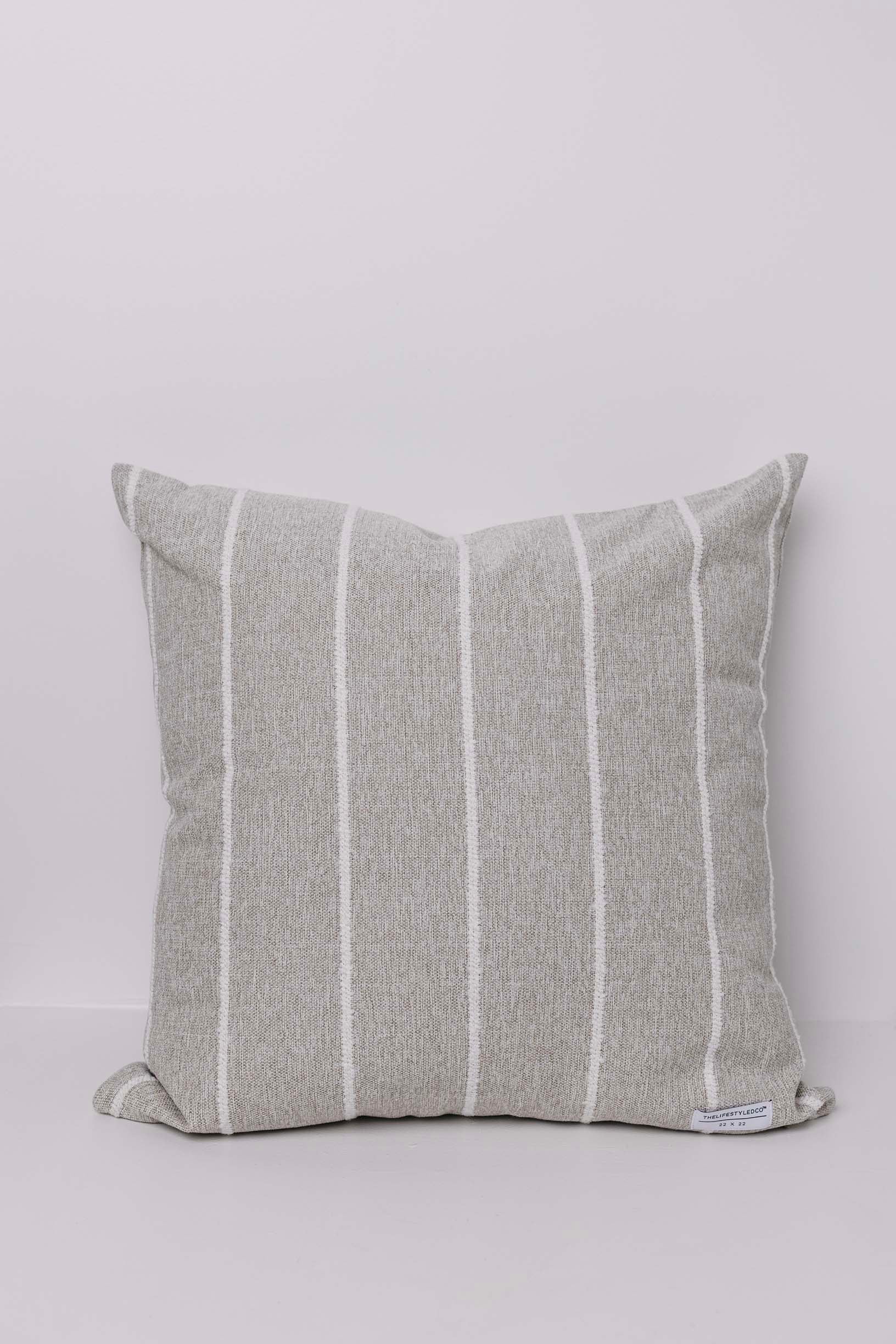 Jolie Textured Slub Stripe Pillow