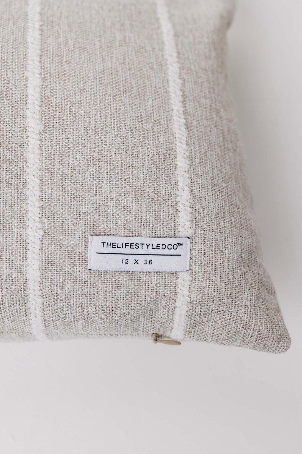 Jolie Textured Slub Stripe Pillow