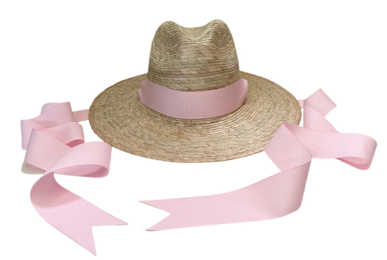 Lilac, Pink & Yellow Long Grosgrain Ribbon Pack for Girls Sun Hats
