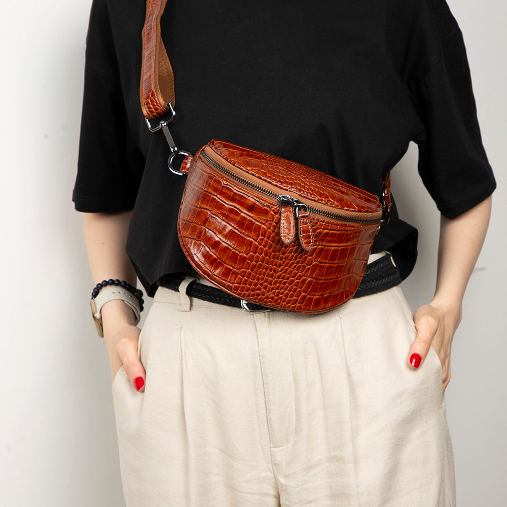 Alora Leather Crossbody Bag