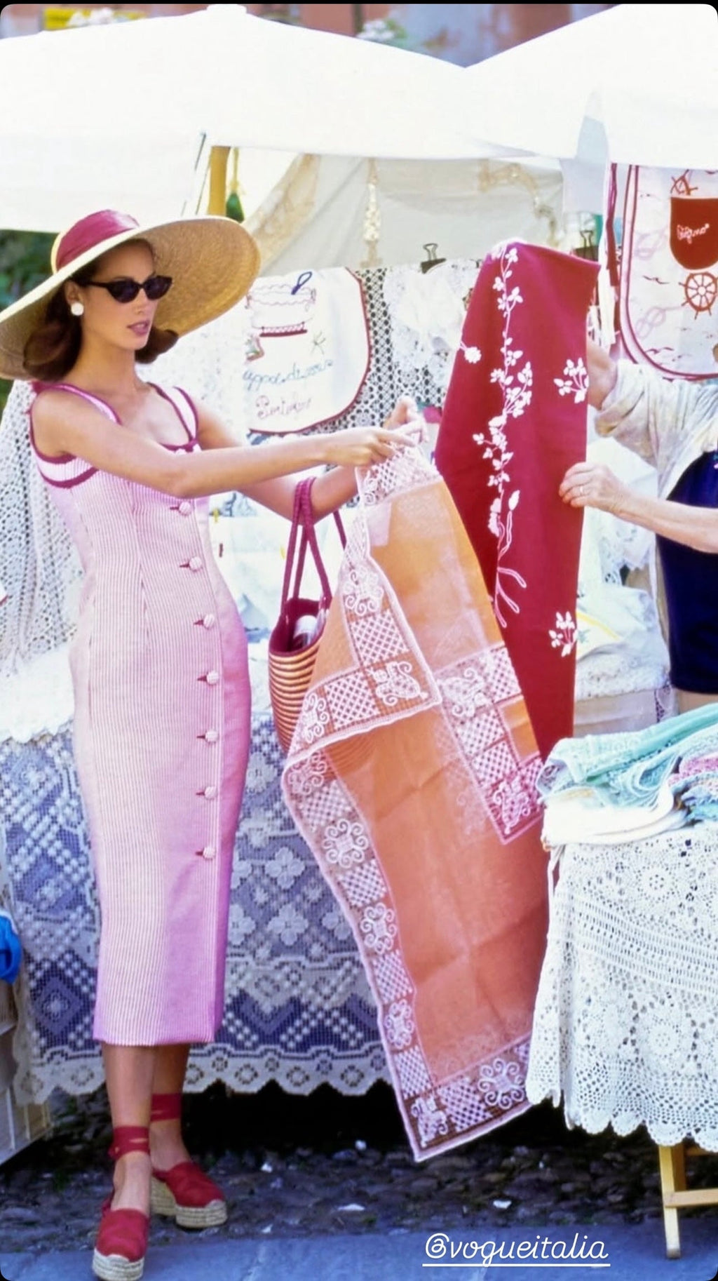 Daisy Sun Hat - Wide & Short Light Pink Grosgrain Ribbon