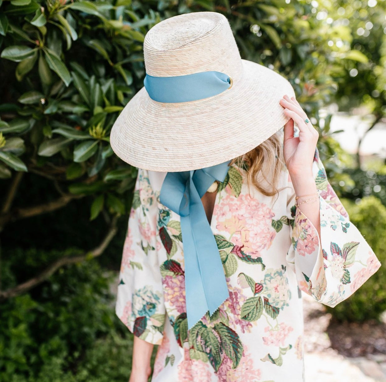 Ivory, French Blue & Coral Grosgrain Ribbon Pack - Long