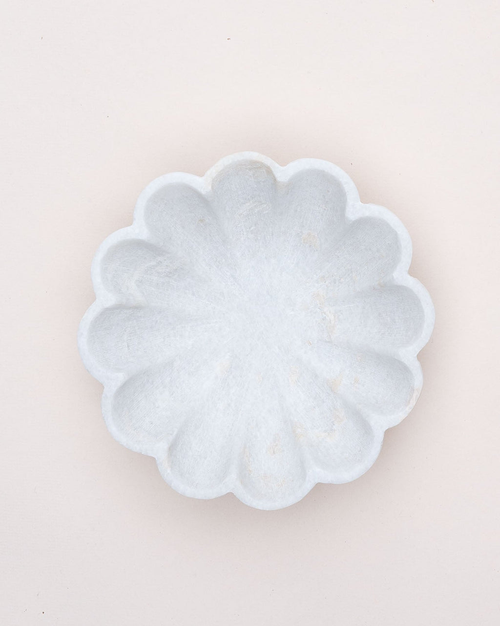 Scalloped Marble Dish
