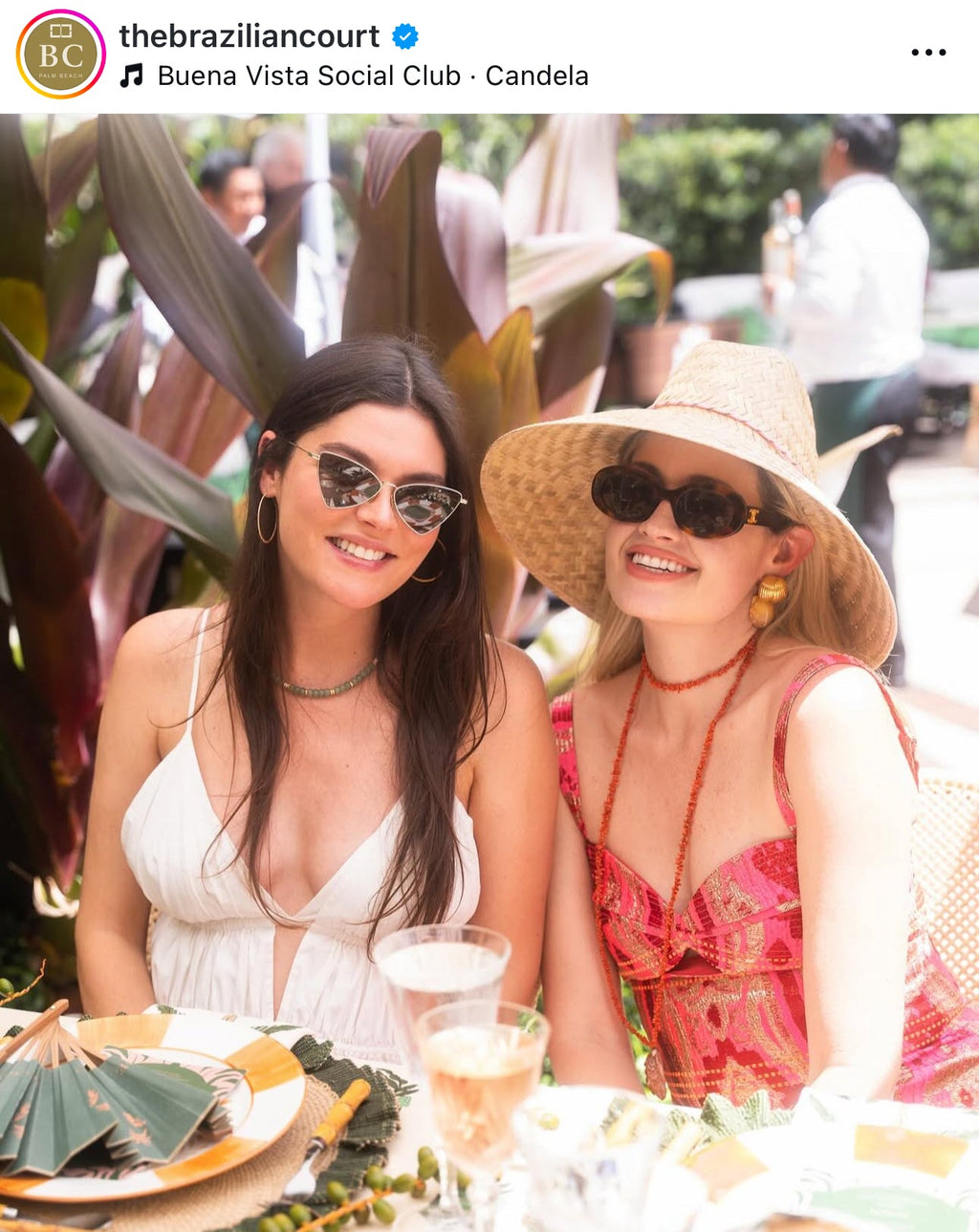 Begonia Sun Hat - Long Coral Grosgrain Ribbon