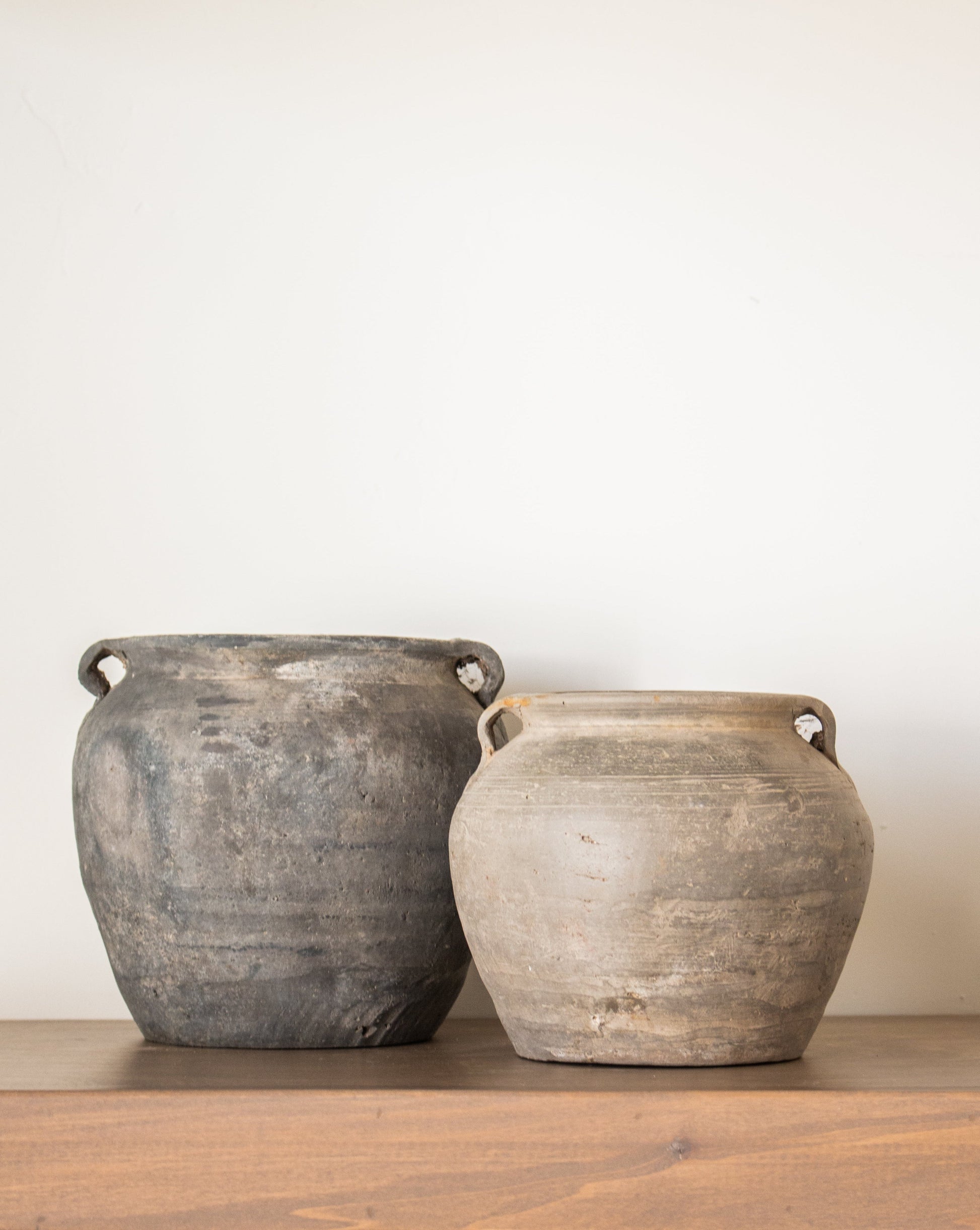 Antique Village Pot