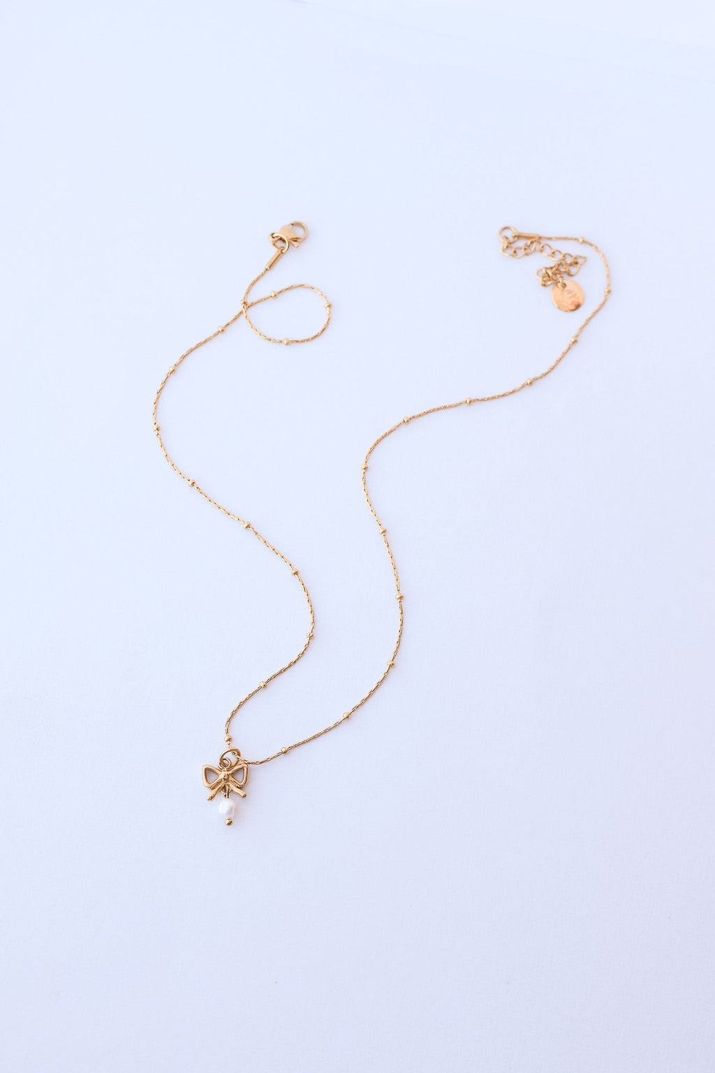 Jane Bow Necklace