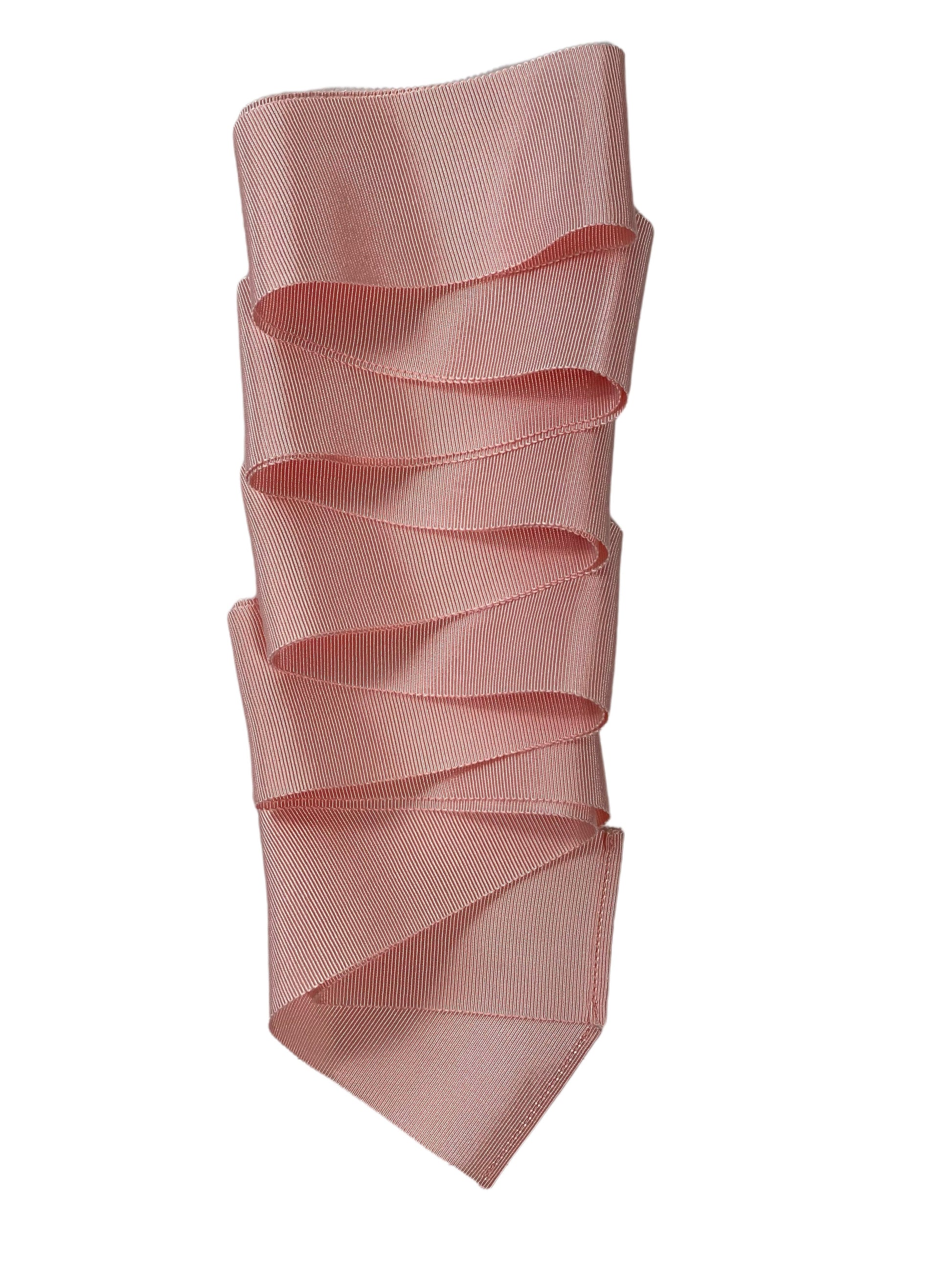 Pale Pink French Millinery Grosgrain Ribbon