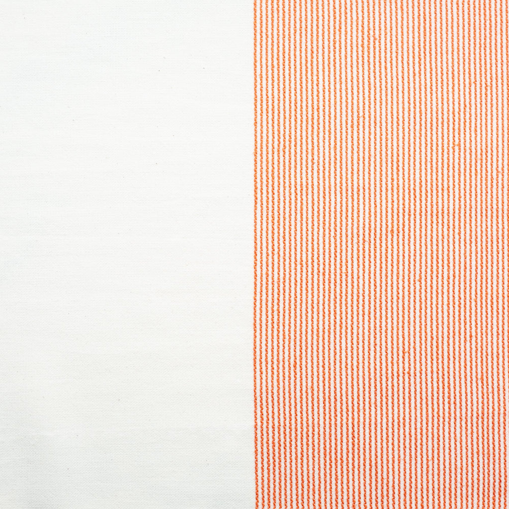 The Stripe Collection Tablecloth Natural & Persimmon