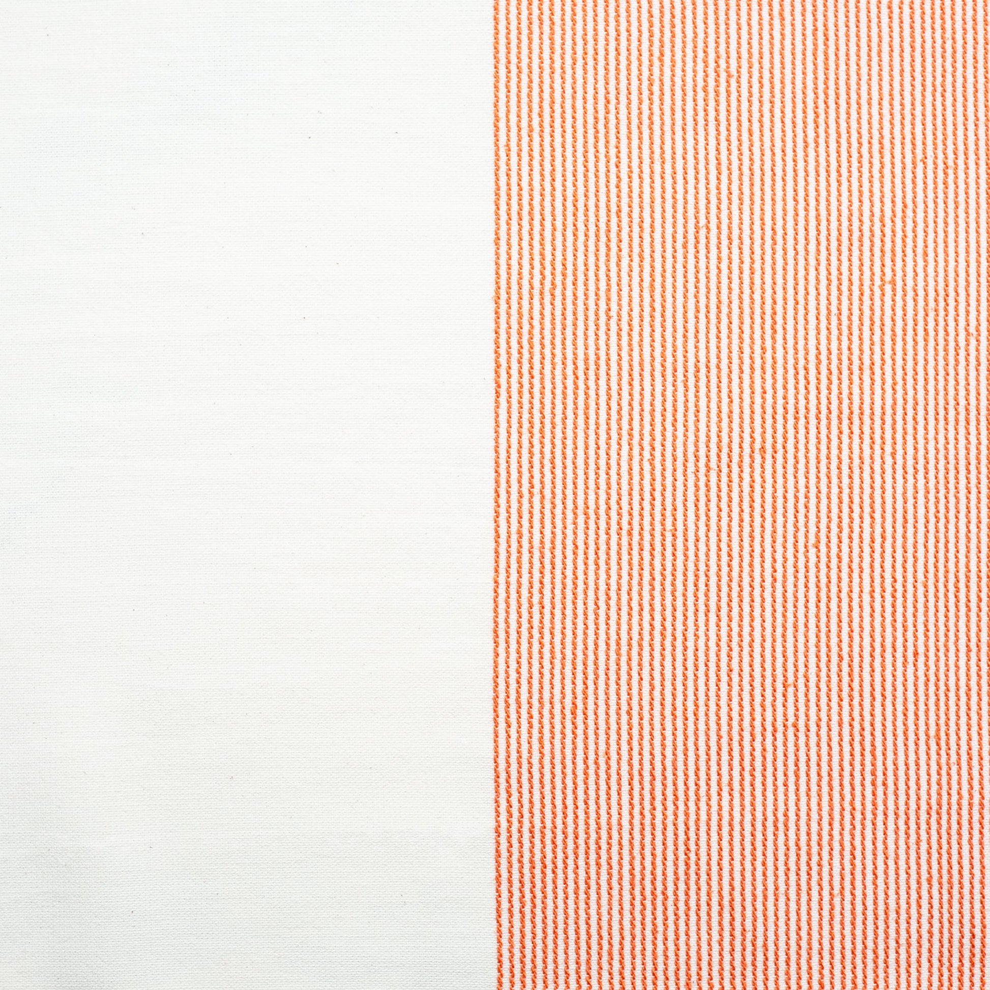 The Stripe Collection Tablecloth Natural & Persimmon