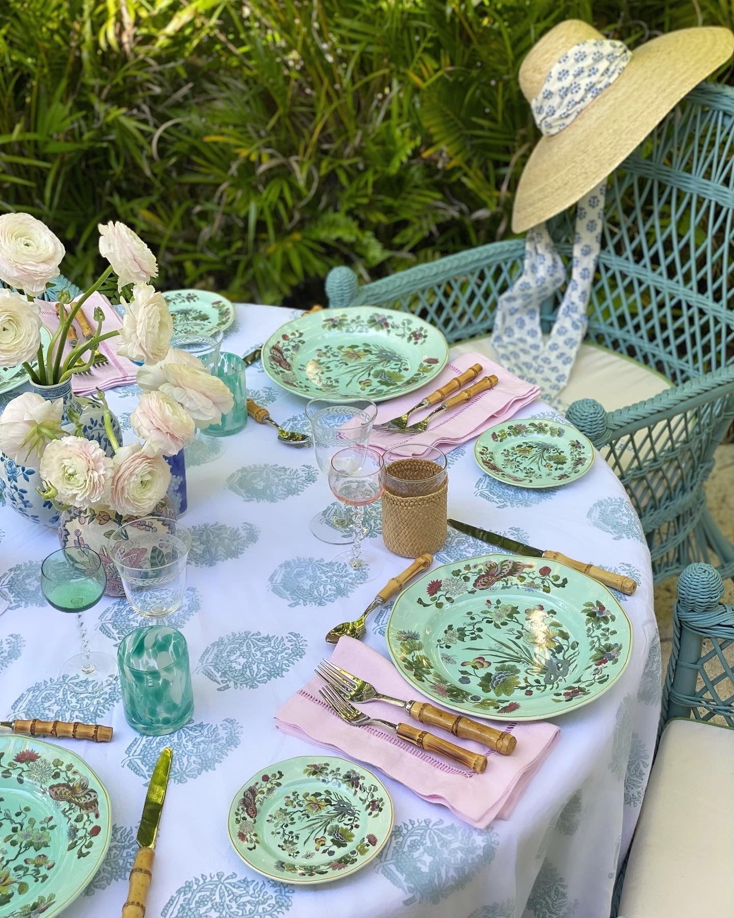 Daisy Sun Hat - Wide & Short Red Grosgrain Ribbon