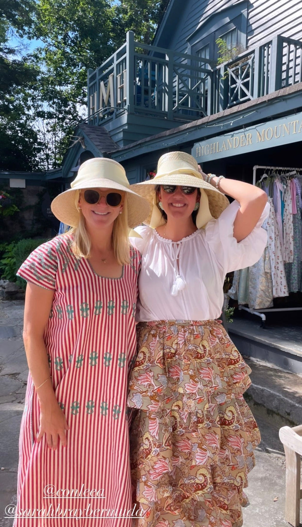 Clematis Bucket Hat - Coral Wide & Short Grosgrain Ribbon