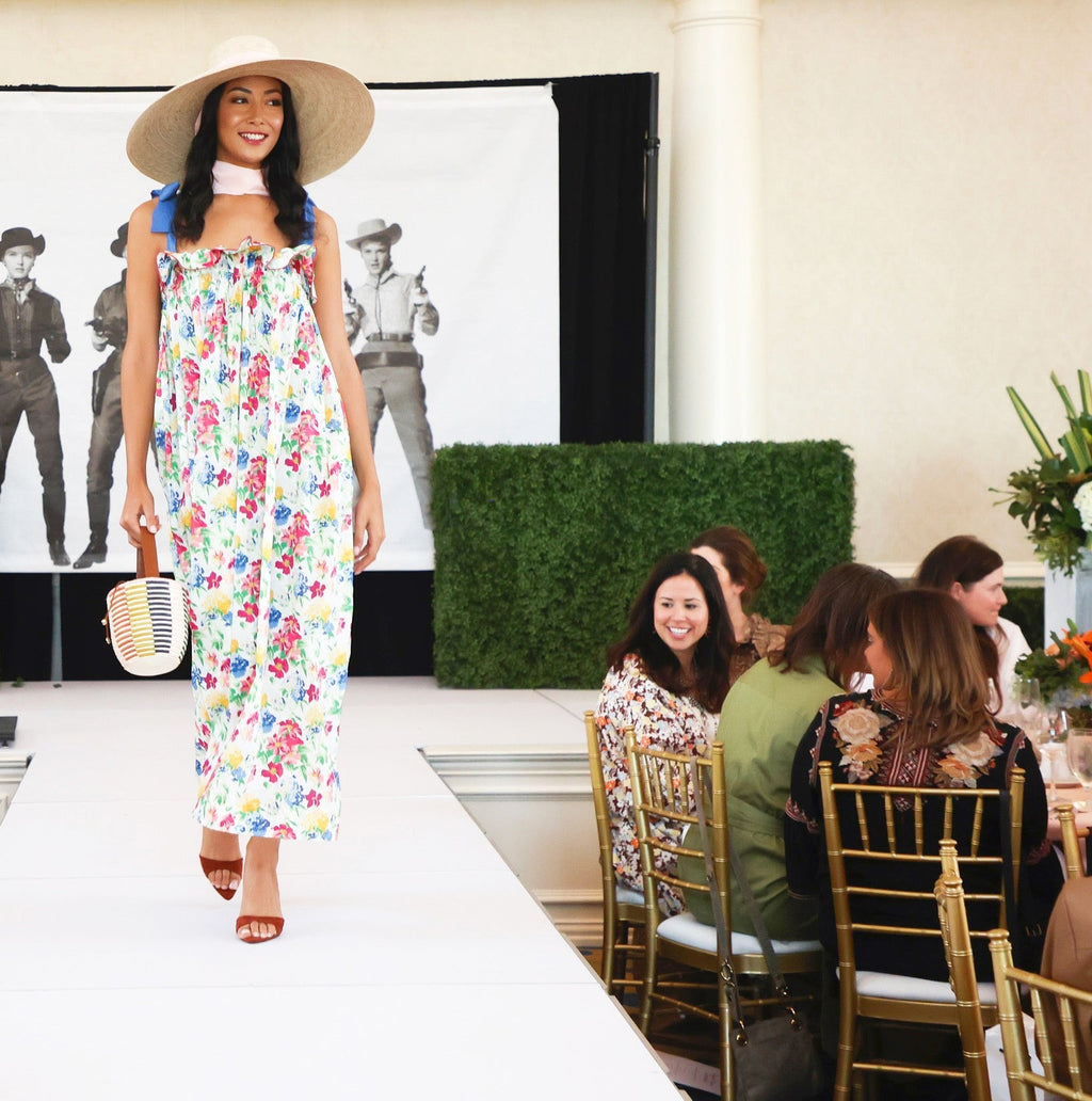 Daisy Sun Hat - Wide & Short Red Grosgrain Ribbon