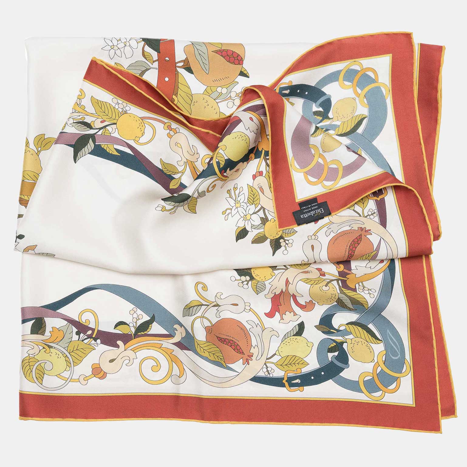 Anthea - Silk Foulard - Ivory