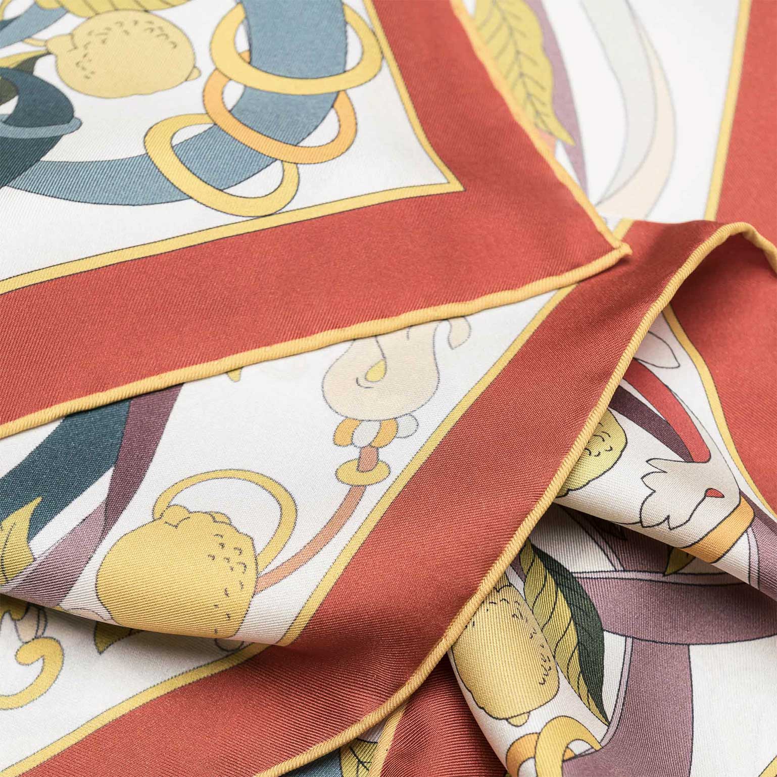 Anthea - Silk Foulard - Ivory