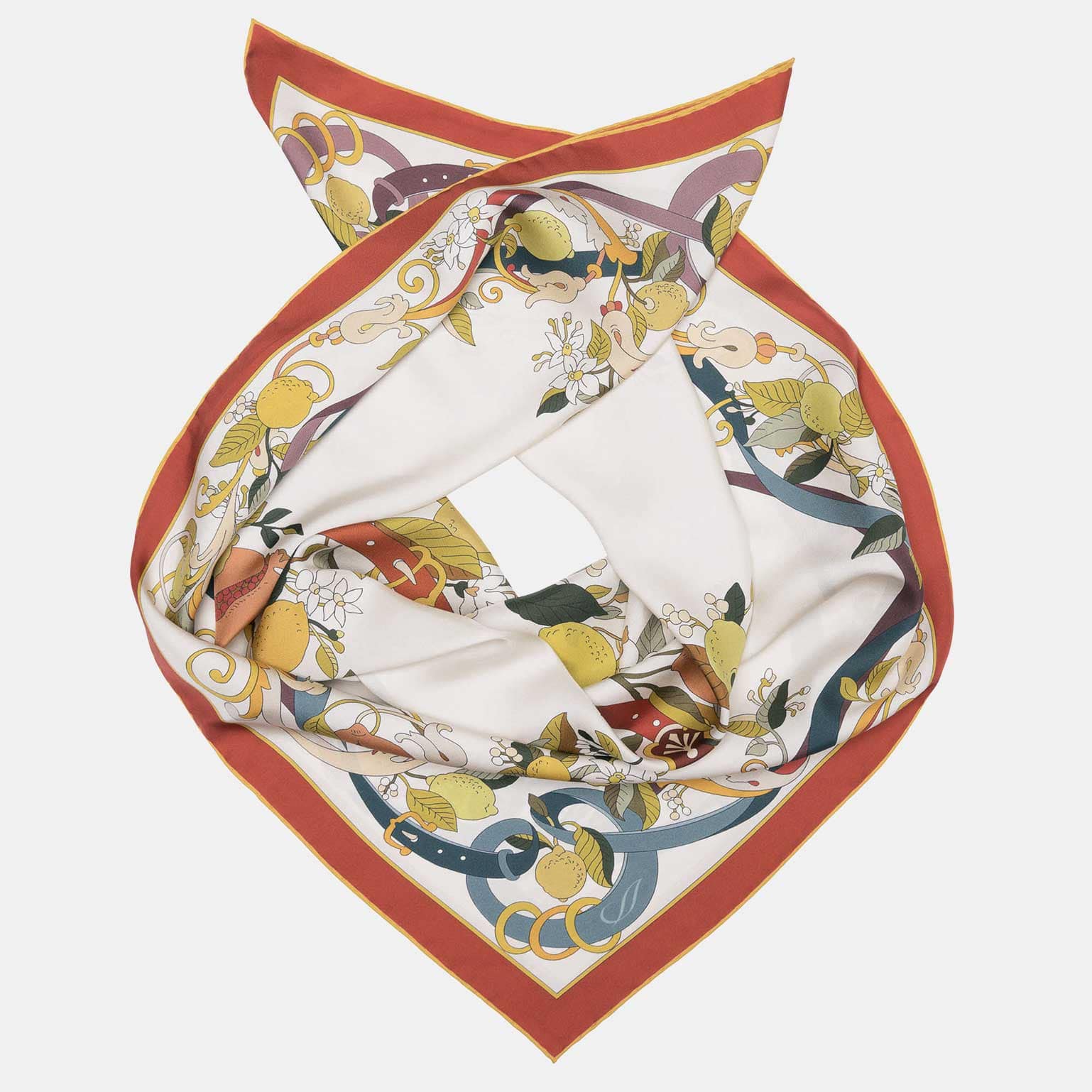 Anthea - Silk Foulard - Ivory