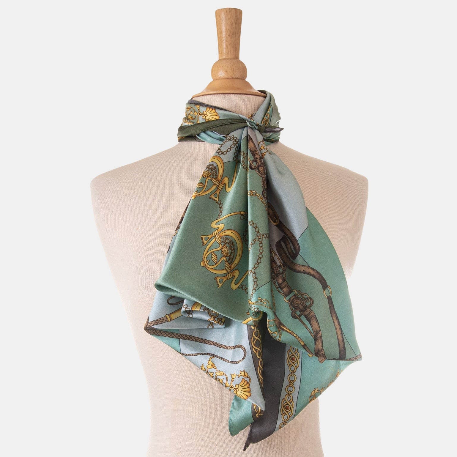 Gabriella - Silk Foulard - Laurel