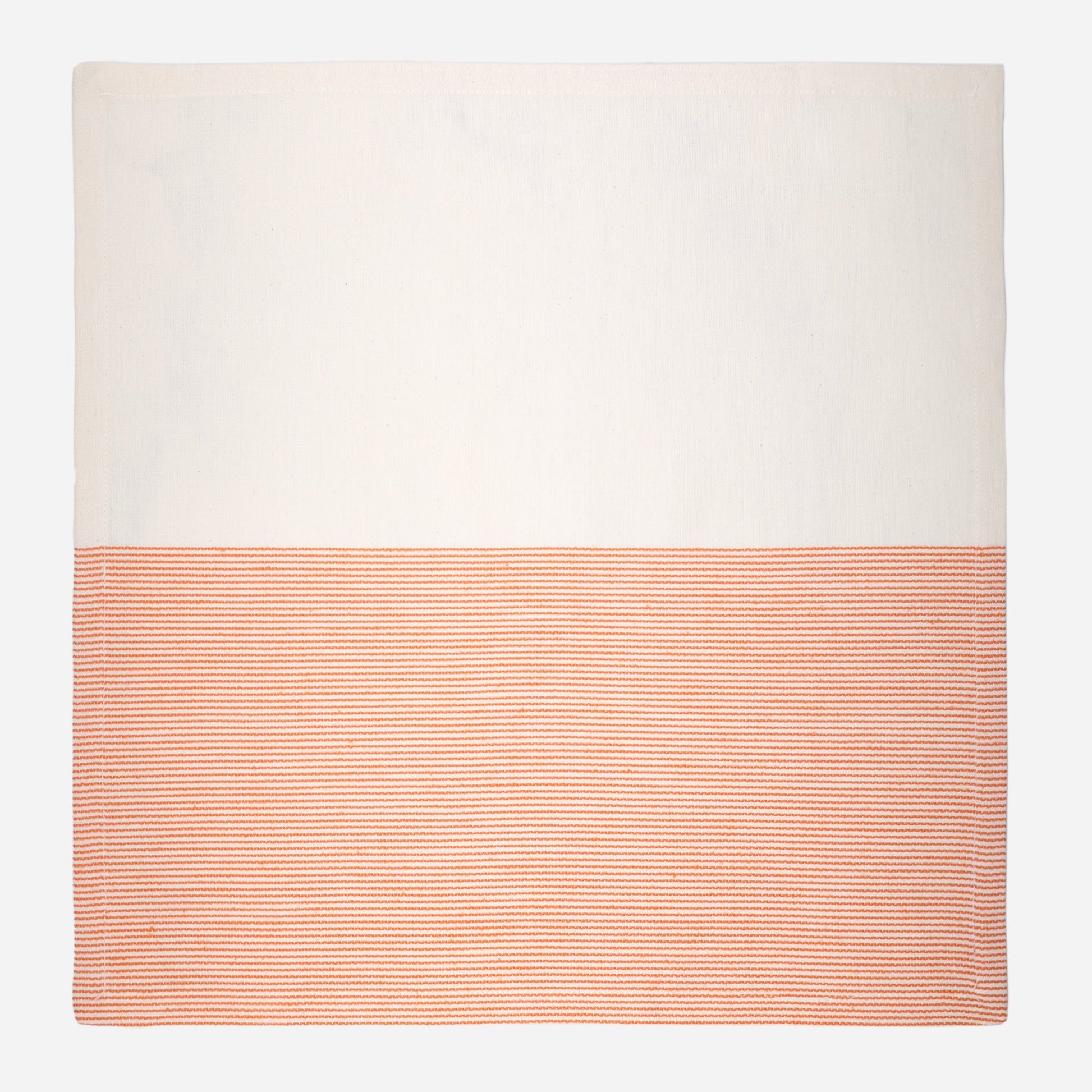 The Stripe Collection Napkins Natural Cotton & Persimmon