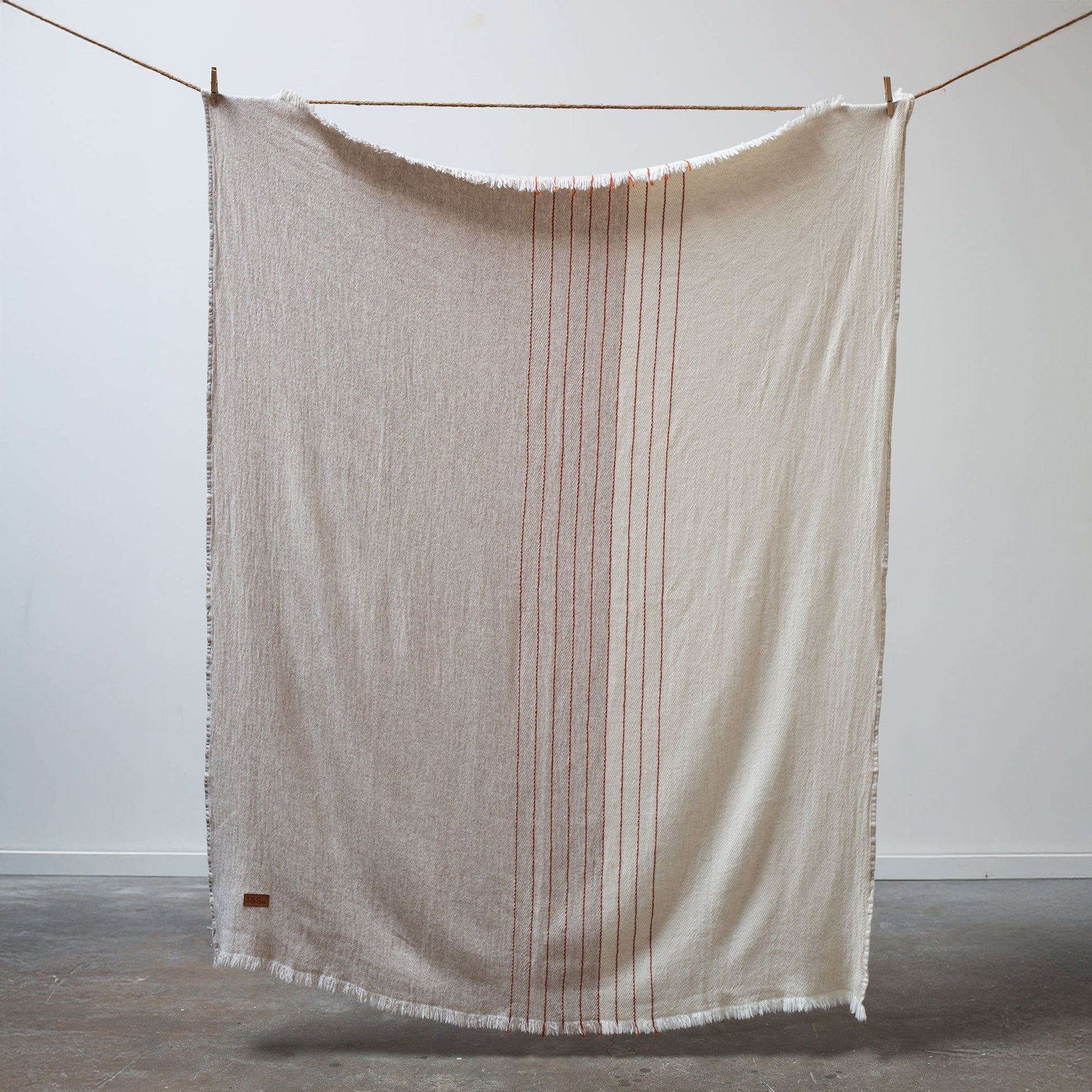 Horizon Throw - Cream, Beige, and Rust